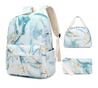 Teen Girls Cute Backpack with Lunch Bag Pencil Bag Set Travel Laptop Backpack He Is Also Back To School Backpacks