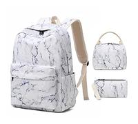 Teen Girls Cute Backpack with Lunch Bag Pencil Bag Set Travel Laptop Backpack He Is Also Back To School Backpacks