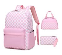 Teen Girls Cute Backpack with Lunch Bag Pencil Bag Set Travel Laptop Backpack He Is Also Back To School Backpacks