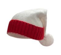 Teen Girls Winter Christmas Hats - 35x20cm Cotton Nylon Decorative Santa Hat with Elastic Hood | Warm Thermal Holiday Cap for Teens, Girls, Seasonal Events, Parties, Gatherings & Festive Celebrations