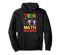 Teen Math Wizard for Teens Girls Boys Math Lovers Genius Pullover Hoodie