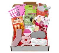 Teen Pamper Bundle Gift Set - 11-Piece Spa Day Kit for Girls & Teens with Sheet Masks, Blemish Patches, Lip Kit, Foot Socks & More - Birthday, Christmas & Teen Girl Gifts for Her