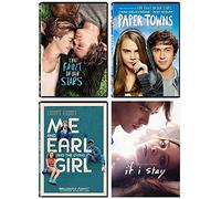Teen Romance 4-Pack Movie DVD Collection: The Fault in our Stars / Paper Towns / Me and Earl and the Dying Girl / If I