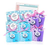 Teen Sanitary Towels Bundle with 3X Lil-Lets Day Pads, Night Pads, Liners and London Carousel Period Tracker for Girls