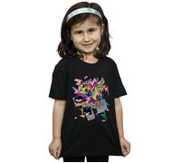 (9-11 Years, Black) DC Comics Girls Teen Titans Go 80s Icons Cotton T-Shirt
