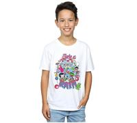 Teen Titans Go Make It Rain T-Shirt DC Comics White 5-6 Years