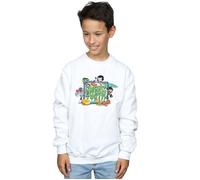 Teen Titans Go Sweet Tooth Sweatshirt DC Comics White 12-13 Years