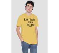 Teen Wolf Life Sucks T Shirt, Banana Teen Wolf Yellow S