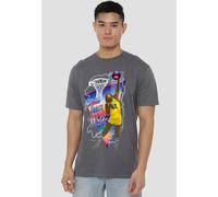 Teen Wolf Slam Dunk T-Shirt, Charcoal in Grey | Size: 2XL Teen Wolf Grey 2XL