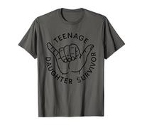 Teenage Daugther Survivor - Funny Father's Mother's Day T-Shirt