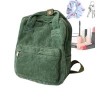 Teenage Girls School Backpack Large Capacity Main Compartment, Green, See | Aesthetic backpack as a companion for girls and at school, university, leisure as well as
