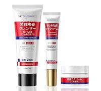 Teenage Girls Skincare Set for Acne-Prone Skin, Skin Care Sets & Kits with Vitamin C & Niacinamide, 3-Step Facial Kit with Exfoliating Cleanser - Face Cream - Eye Cream Radiant Skin Clarifying