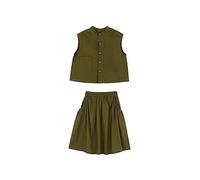 Teenage Girls Sweatshirt Jogger Sweatpants Set Summer Toddler Girl Cotton Sleeveless Solid Color Print Dress Soft And Comfy Daily Wear Outfits Big Kid Flower Pants Tracksuit Outfits Set (A, 7-8 Years)