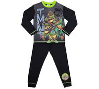 TEENAGE MUTANT NINJA Boys Turtles TMNT Pyjamas (TMNT Black, 7-8 Years)