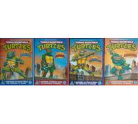 TEENAGE MUTANT NINJA TURTLES 1-4 COMPLETE THE BEST OF COLLECTION / MICHELANGELO + DONATELLO + RAPHAEL + LEONARDO = ULTIMATE 4x DVD UK SET