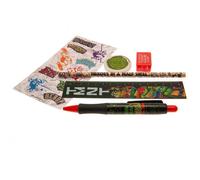 Ninja Turtles TMNT 6 Piece Stationery Set with Ballpoint Pen, Pencil, Ruler & Co., Official Merch, Ideal for Back to School