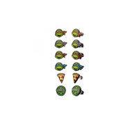 Teenage Mutant Ninja Turtles 883421 Ninja Turtles Icons Earrings Set - 6 Pair