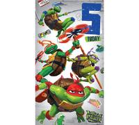 Teenage Mutant Ninja Turtles Age 5 Birthday Card