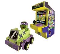 Teenage Mutant Ninja Turtles Arcade Cruisers Donatello Edition, 2-in-1 Arcade Cabinet to Transforming Vehicle with Lights & Sounds and Dual-Screen Lenticular Display
