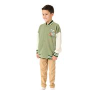 Teenage Mutant Ninja Turtles Boys Green Cowabunga Varsity Jacket - 7-8 Years