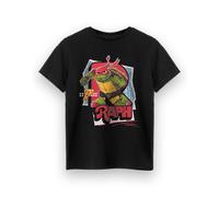 Teenage Mutant Ninja Turtles Boy's Short Sleeved T-Shirt (Kids Black) in Black | Size: 3-4 Years Teenage Mutant Ninja Turtles Black 3-4 Years