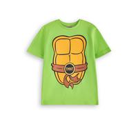 Teenage Mutant Ninja Turtles Boy's Short Sleeved T-Shirt (Kids Green) in Green | Size: 4-5 Years Teenage Mutant Ninja Turtles Green 4-5 Years