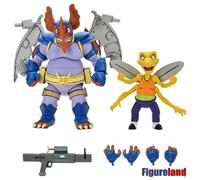NECA: Teenage Mutant Ninja Turtles - Wingnut & Scewloose action figures New