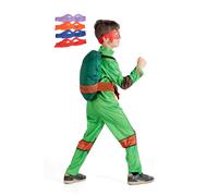 Teenage Mutant Ninja Turtles Costume: Kids TMNT Outfit with Padded Shell & Inter