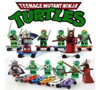 Teenage Mutant Ninja Turtles fit le-go Minifigures 6pcs Action Figure Toys Kids Gift