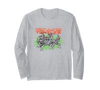 Teenage Mutant Ninja Turtles Group Burst Green Star Long Sleeve T-Shirt