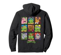 Teenage Mutant Ninja Turtles Group Grid Distressed Pullover Hoodie