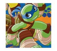 Teenage Mutant Ninja Turtles Half Shell Heroes Disposable Napkins (Pack Of 20) Multicoloured (One Size)