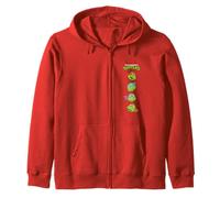 Teenage Mutant Ninja Turtles Happy Characters Stack Zip Hoodie