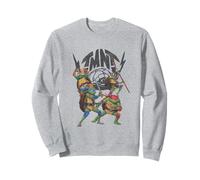Teenage Mutant Ninja Turtles Hero Lineup Distressed Logo Sweatshirt