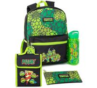 4 Piece Backpack Set Teenage Mutant Ninja Turtles Green One Size