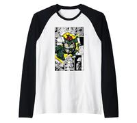 Teenage Mutant Ninja Turtles Leaping Panels Raglan Baseball Tee
