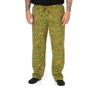 Teenage Mutant Ninja Turtles Men's Lounge Pants | Green | Official | Size: Small Teenage Mutant Ninja Turtles Green S