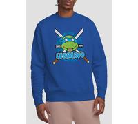 Teenage Mutant Ninja Turtles Men's Tmnt Leonardo Since 1984 Crew Sweatshirt, Royal Blue | Size: Medium Teenage Mutant Ninja Turtles Royal M