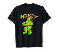 Teenage Mutant Ninja Turtles Michelangelo Draw Mikey Logo T-Shirt