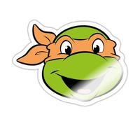Teenage Mutant Ninja Turtles Michelangelo Smile Sticker Size S (10 x 10 cm)