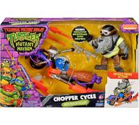 Teenage Mutant Ninja Turtles Mutant Mayhem Chopper Cycle with Rocksteady Figure