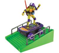 Teenage Mutant Ninja Turtles: Mutant Mayhem Donatello on a Skateboard with Accessories by Playmates Toys - Amazon Exclusive