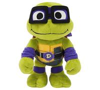 Teenage Mutant Ninja Turtles: Mutant Mayhem Donatello Plush Toy, 8 Inch Purple Masked Soft Doll of TMNT Movie Character Tech Genius Planner Donnie , HRC80