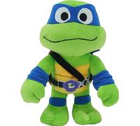 Mattel Teenage Mutant Ninja Turtles: Mutant Mayhem Leonardo Plush Toy, 8 Inch Blue Masked Soft Doll of TMNT Movie Character Leader Leo, HRC77