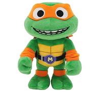 Teenage Mutant Ninja Turtles: Mutant Mayhem Michelangelo Plush Toy, 8 Inch Orange Masked Soft Doll of TMNT Movie Goofball Pizza Lover Mikey, HRC78