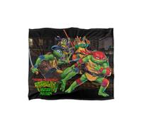 Teenage Mutant Ninja Turtles : Mutant Mayhem Nightly Rooftop Escapade Silky Touch Super Soft Throw Blanket 152 X 127 cm in White Teenage Mutant Ninja Turtles White 152 X 127 cm