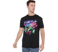 Teenage Mutant Ninja Turtles: Mutant Mayhem TMNT: Mutant Mayhem Turtle Time Unisex T Shirt, Black, S