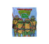 Teenage Mutant Ninja Turtles : Mutant Mayhem Turtle Teens Silky Touch Super Soft Throw Blanket 152 X 127 cm in White Teenage Mutant Ninja Turtles White 152 X 127 cm