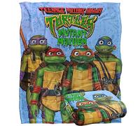 Teenage Mutant Ninja Turtles: Mutant Mayhem Turtle Teens Silky Touch Super Soft Throw Blanket 152 X 127 Cm