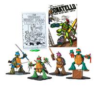 Teenage Mutant Ninja Turtles: Original Sketch Collector Figure with Comic Book by Playmates Toys